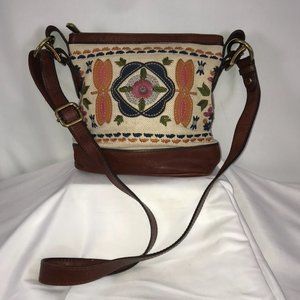 Fossil Vintage Reissue Embroidered Crossbody
